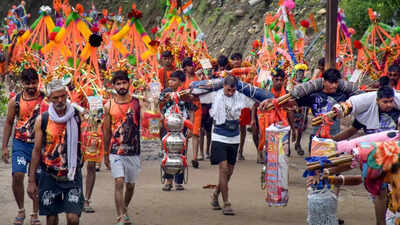 UP deploys 35,000 cops, PAC, paramilitary force for Kanwar Yatra security across state