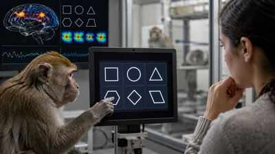 Humans may not be the only primates with geometric intuition as monkeys recognise shapes in remarkably similar ways, study finds