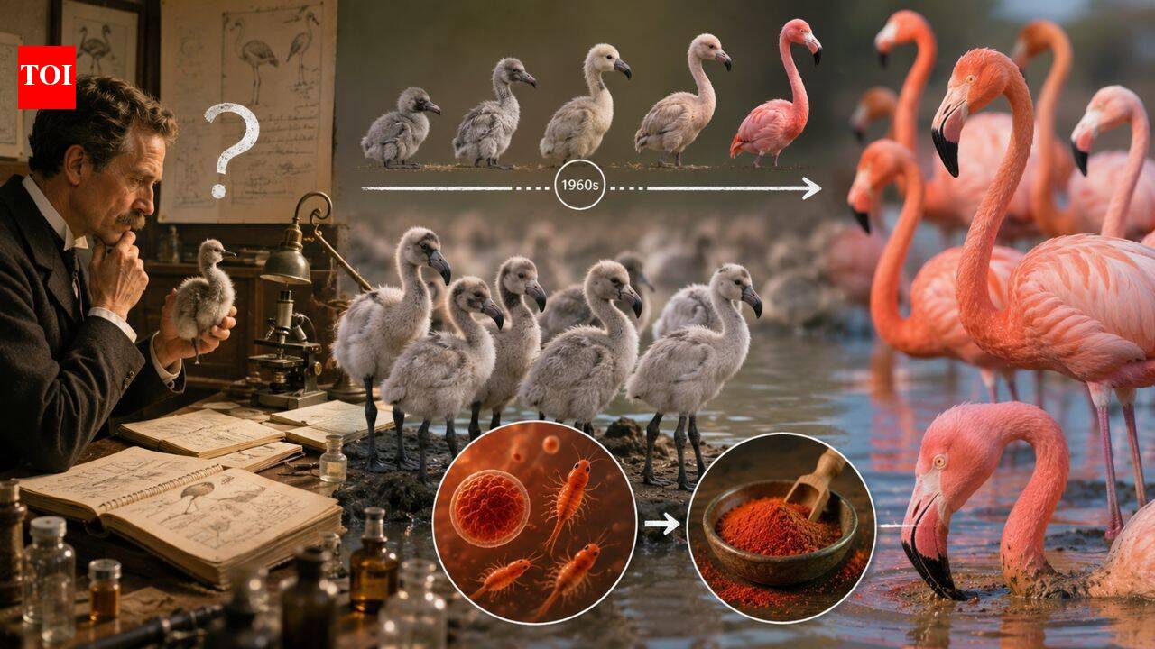 For centuries, scientists couldn't explain why flamingos aren't born pink until a breakthrough in the 1960s revealed the answer