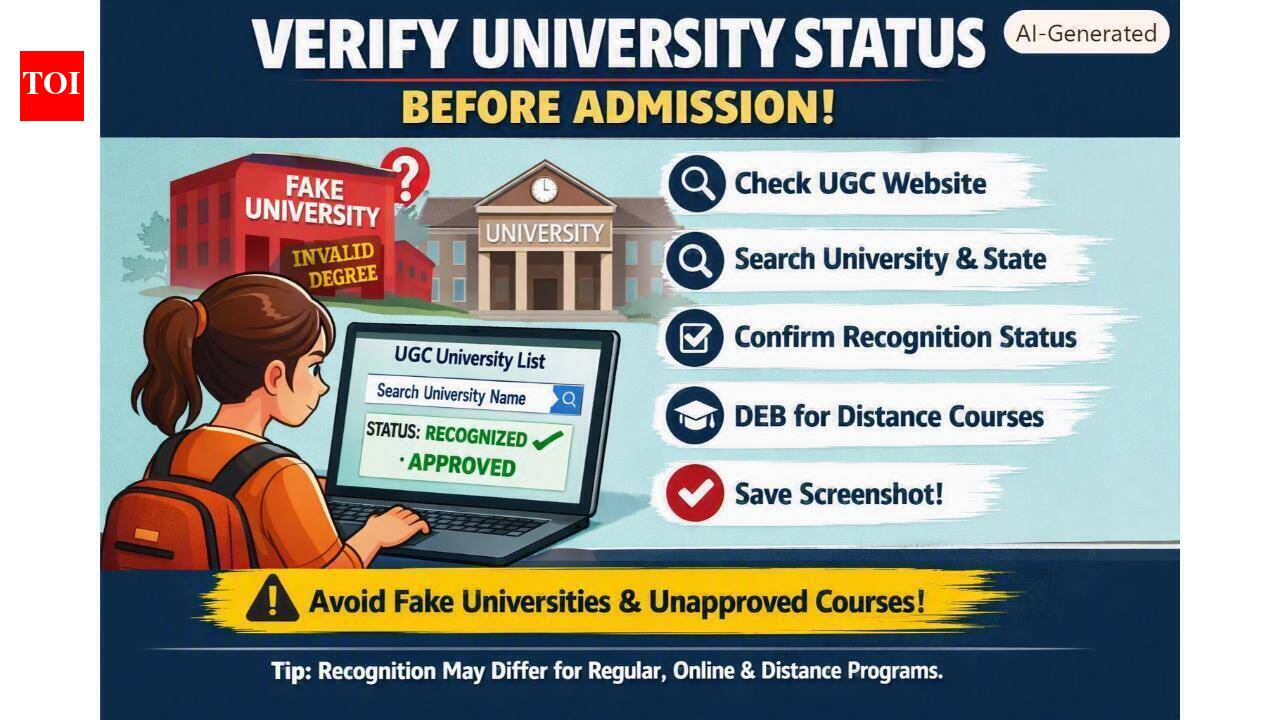 Hack of the day: Verify university status before taking admission