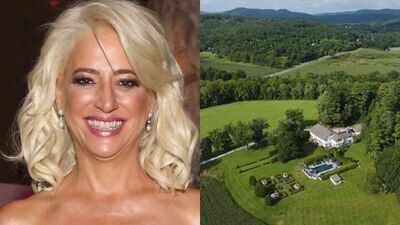 Dorinda Medley spent years walking across land she thought belonged to someone else; a survey revealed it was part of Blue Stone Manor, and 3.69 acres are now listed for $1.2 million