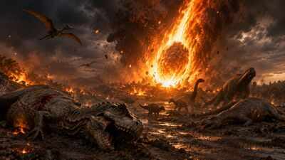 New study suggests many dinosaurs may have died within hours, not months, after the asteroid struck Earth