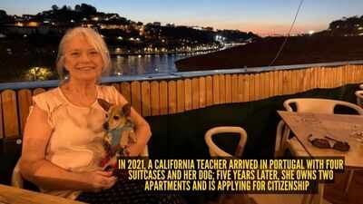 In 2021, a California teacher arrived in Portugal with four suitcases and her dog; five years later, she owns two apartments and is applying for citizenship