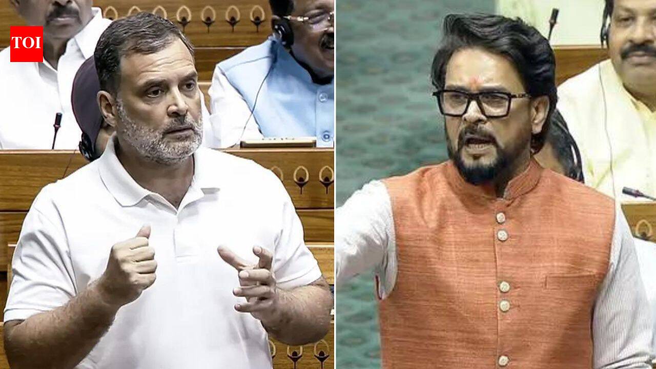 Rahul Gandhi under fire: Anurag Thakur moves privilege notice over Lok Sabha speech
