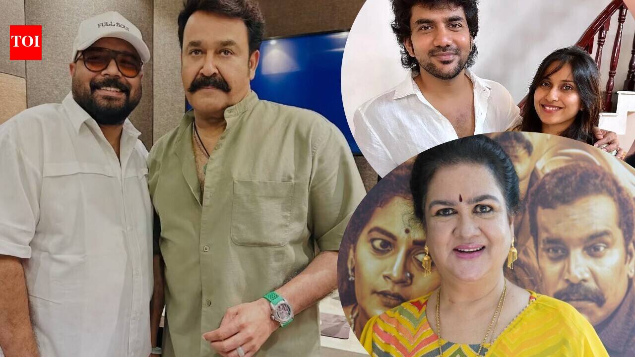 Mohanlal completes 'Khalifa: Part 1' dubbing, Kavin welcomes twins, and Urvashi returns to Kannada cinema: Top 5 South stories of the day