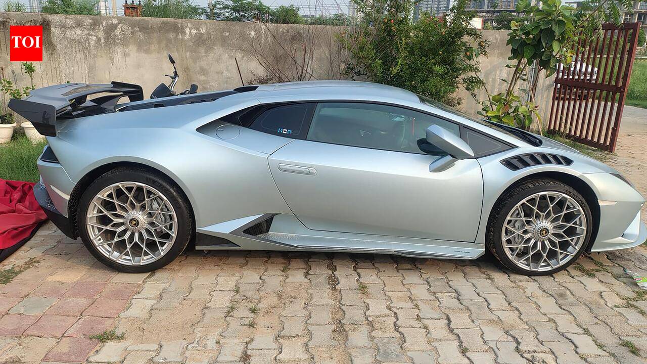 Lamborghini owner held for driving recklessly on Dwarka Expressway changed car colour to dodge cops