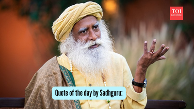 Quote of the day by Sadhguru: “The whole world is busy trying to be better than someone else. But if one experience the profoundness within, other people's opinions will make no difference.” What the mystic advises on inculcating self confidence and not being swayed into comparison