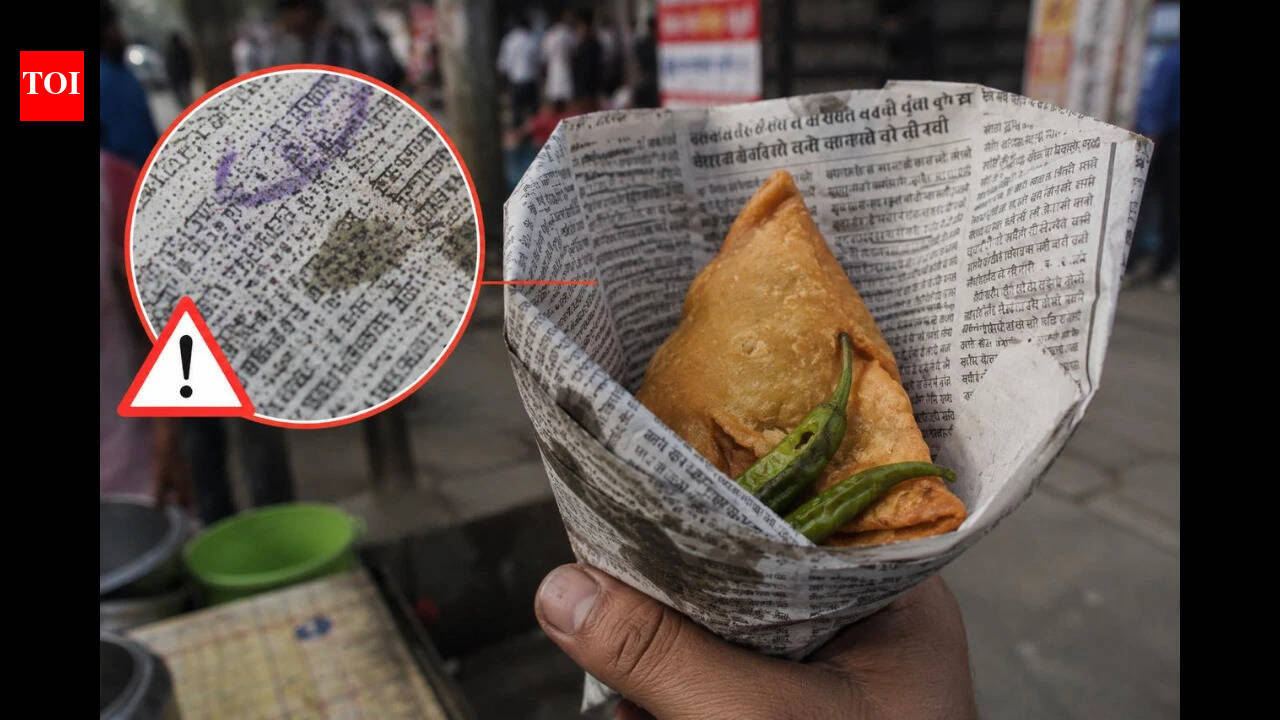 The hidden health risk of eating food wrapped in newspaper