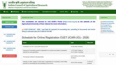 ICAR Counselling 2026 Round 1 seat allotment result shortly at icarcounseling.com; check important dates and steps