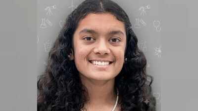 San Diego student Sharvi Mahajan, 14, designed an EEG-based AI system to predict driver fatigue and microsleep; she is now competing for a $25,000 science prize