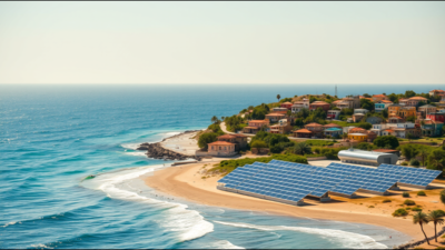 How a tiny South African fishing village solved its water crisis by turning seawater into drinking water using solar power
