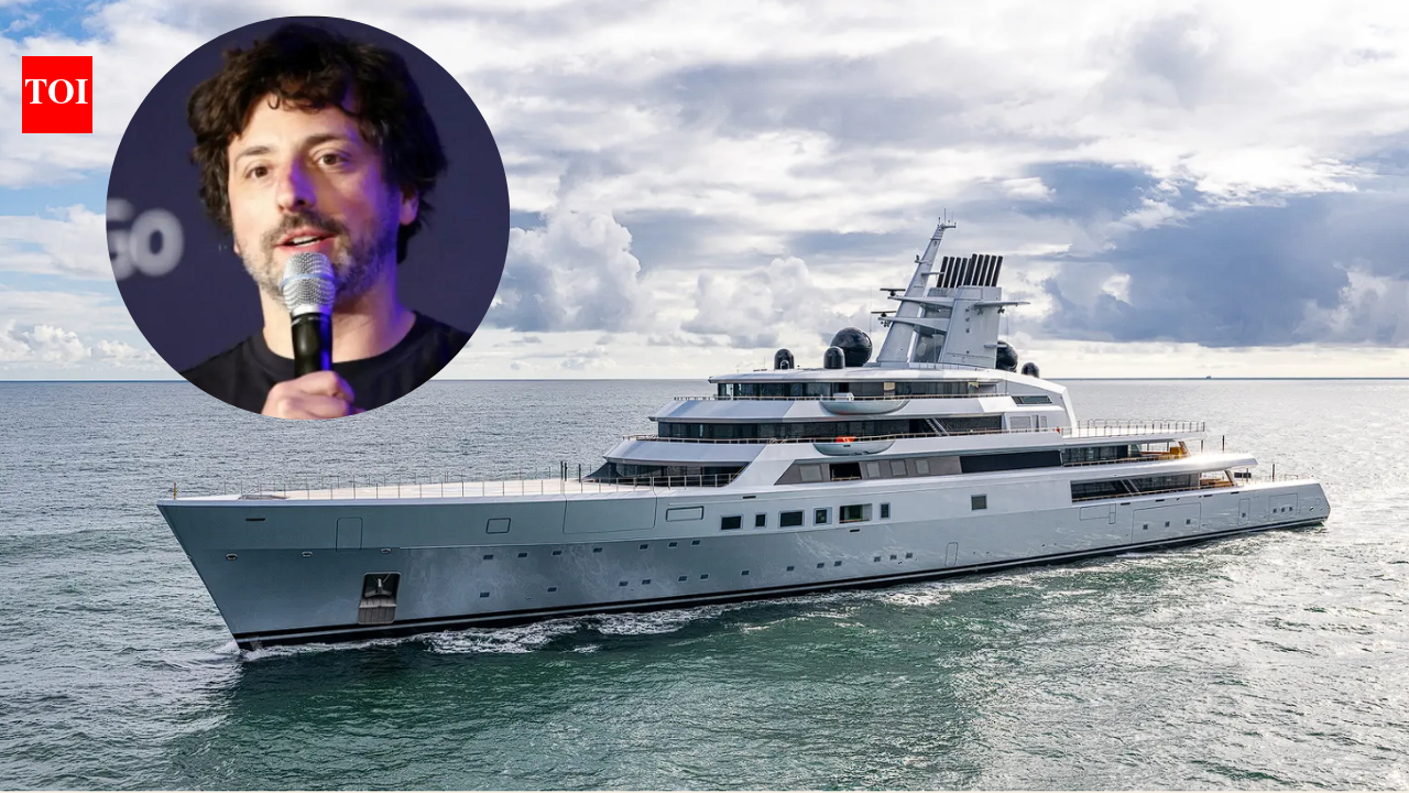 Why Sergey Brin's 466-foot megayacht Dragonfly is called a floating workplace