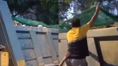 CJP stir: ‘Mysterious’ stone-loaded truck returns to spotlight as Congress questions Delhi Police