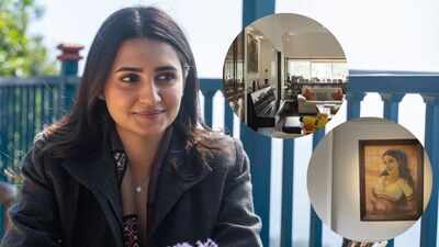 Inside 'Musafir Cafe' star Vedika Pinto's 4,000 sq ft sea-facing Mumbai home inspired by Goan-Portugese heritage and a 'covered up' 'Green Choli' painting