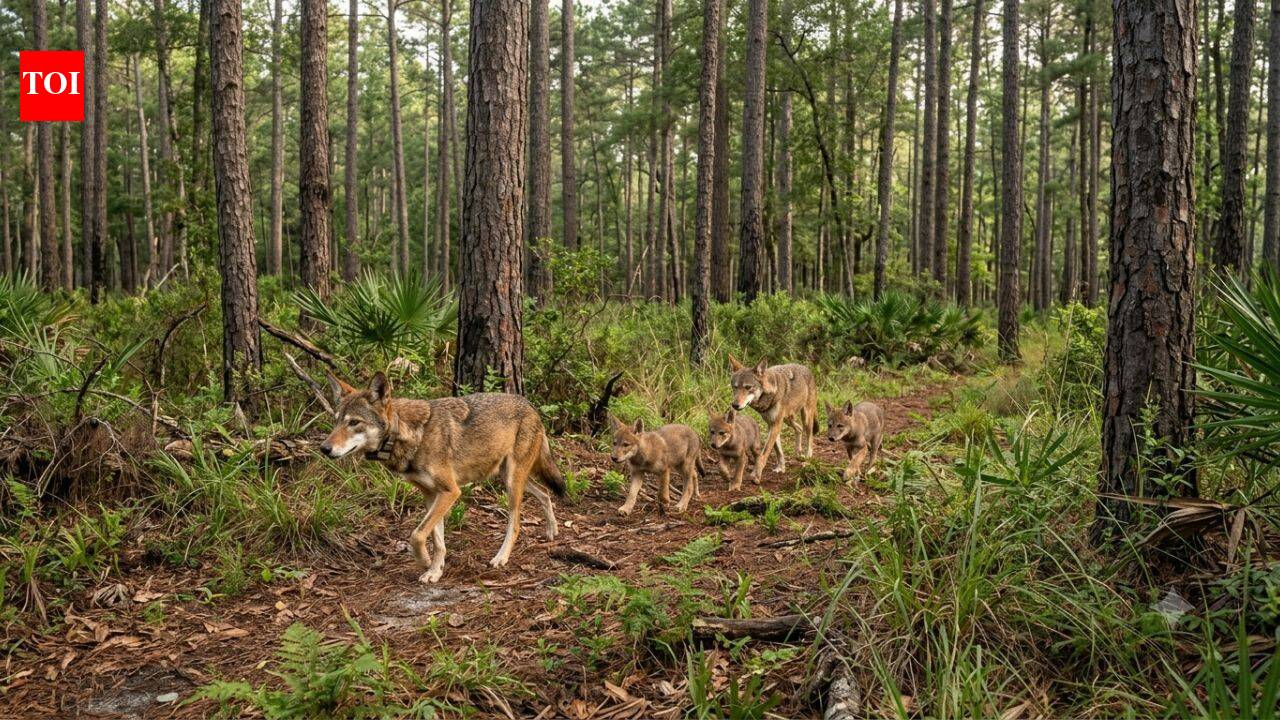 Only 14 red wolves survived the 1970s. Half a century later, this endangered species is slowly returning to the wild