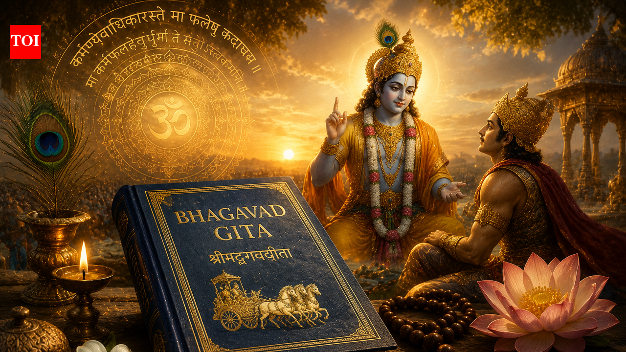 Bhagavad Gita Verse of the Day: The Secret to Releasing Pain and Inviting Luck
