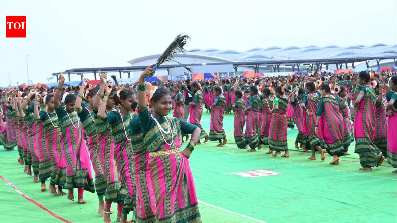 Dhimsa spectacle at Bhogapuram enters Guinness records