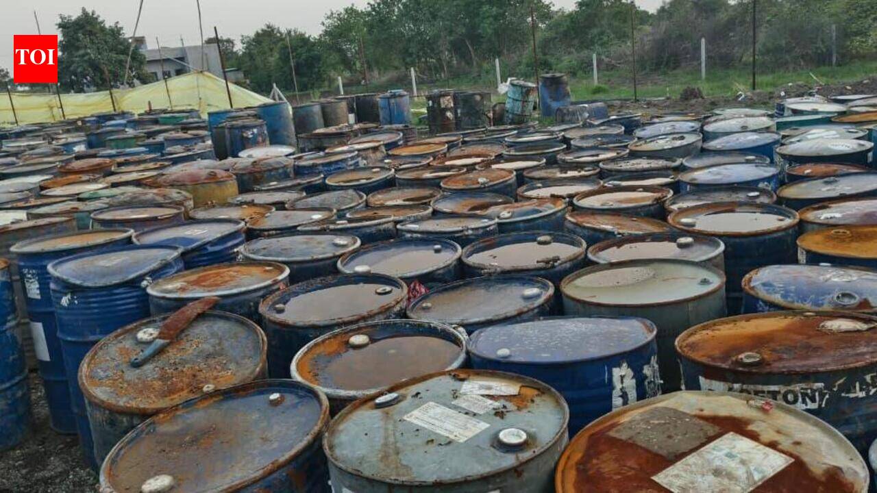Hazardous industrial waste racket busted; 10 held, over 3.5L litres of chemicals seized