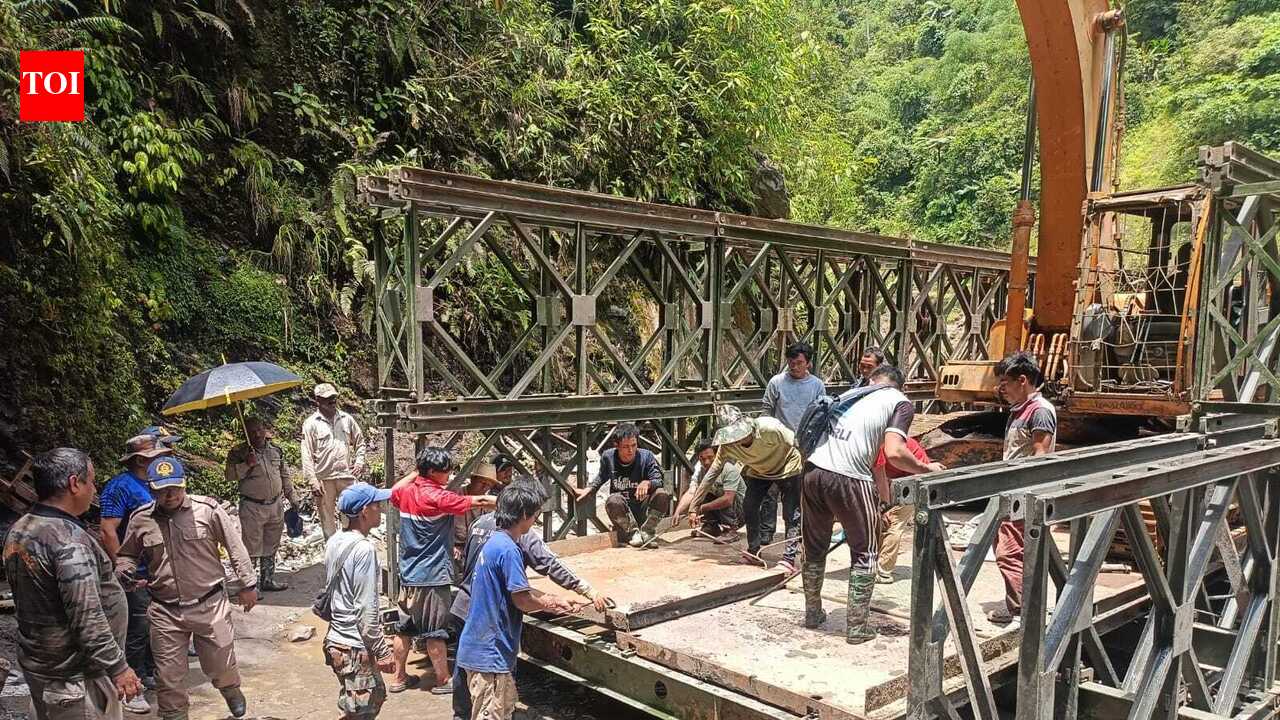 Steel bridge reconnects remote Huri village in Arunachal
