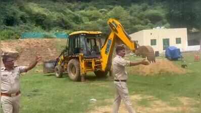Illegal cafes, cottages built in protected forest along Leopard Trail in Aravalis razed