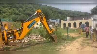 Illegal cafes, cottages built in protected forest along Leopard Trail in Aravalis razed