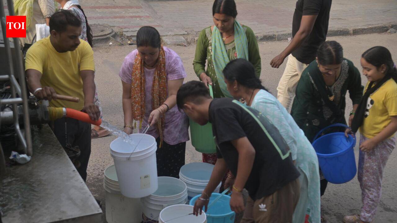 ‘More water on roads than in taps’: Mauli Jagran residents demand lasting fix