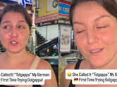 German woman calls golgappa 'Tolgappa' on her first try, and the internet instantly falls in love