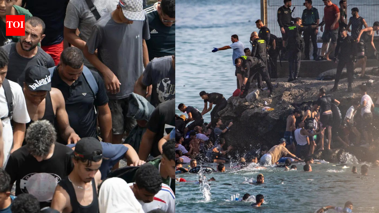 'Go that way': Migrants say Moroccan authorities directed them towards Spain's Ceuta