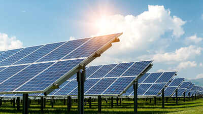 A Massachusetts farmer has put 832 tracking solar panels over his crops. The land now grows food, electricity and extra farm income all at once