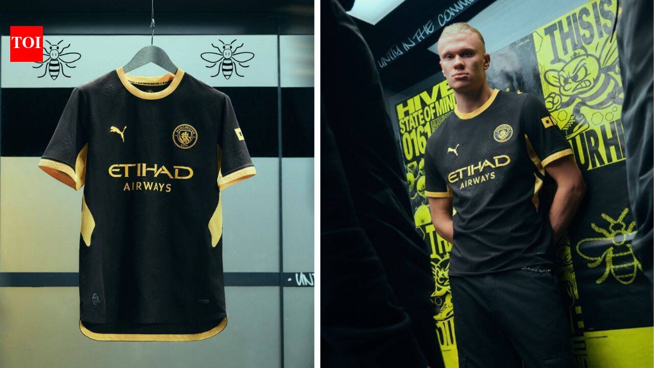 How Erling Haaland modelling Man City's stunning bee kit just made the 2026-27 Premier League season feel very real