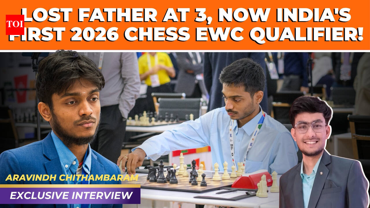 Lost father at 3, now India's first 2026 Esports Chess WC qualifier: Aravindh Chithambaram Exclusive