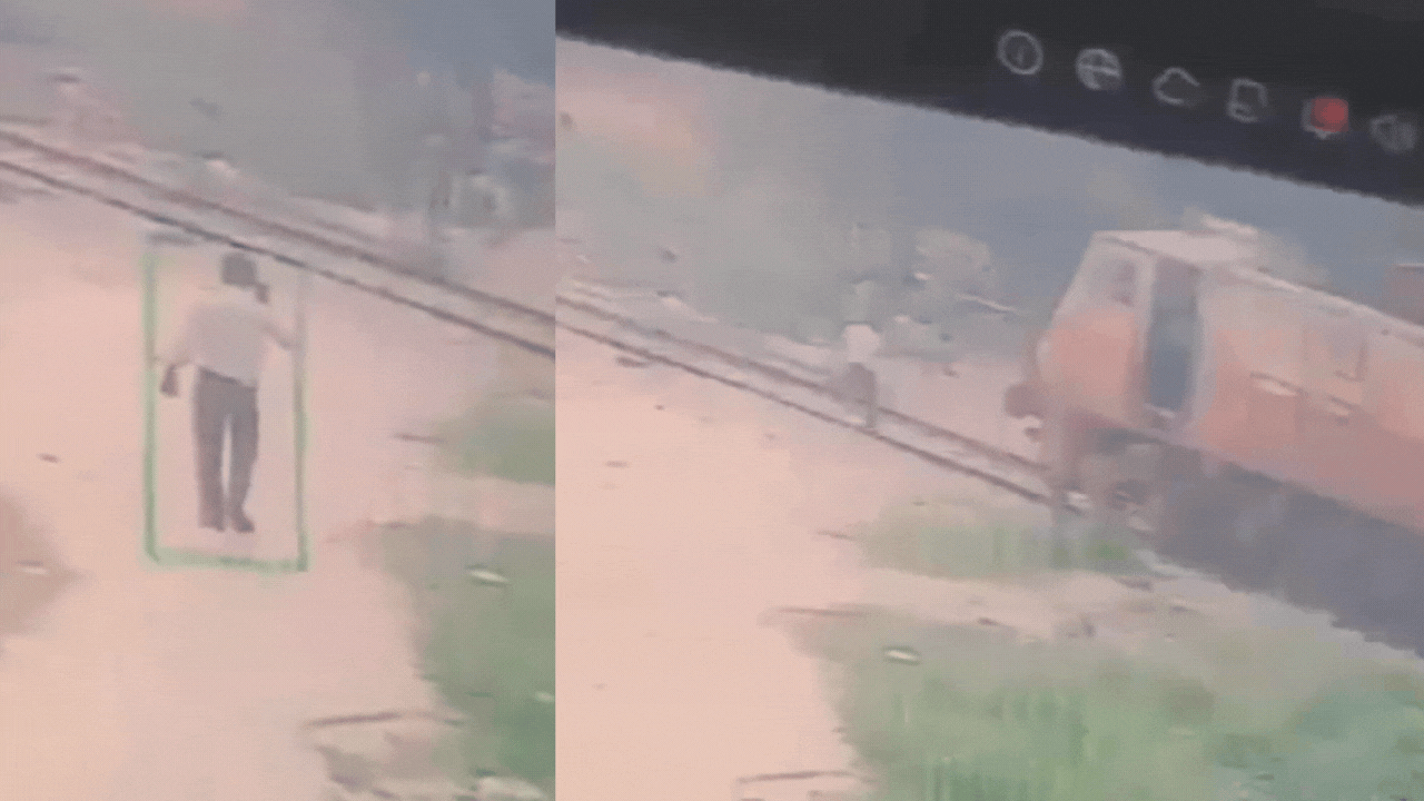 CCTV captures moment man dies after hit by train while on phone near Jalandhar