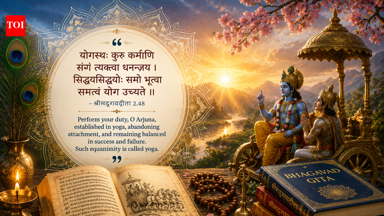 भगवद गीता का संदेश: कर्तव्य निभाएं, लेकिन स्वयं को न खोएं
