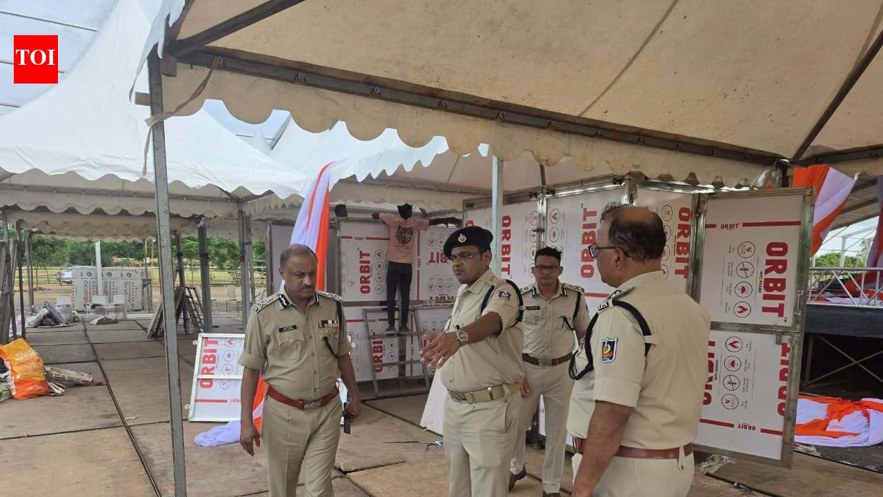 40 platoons of police deployed across twin cities Prez Murmu's visit from Aug 3-5