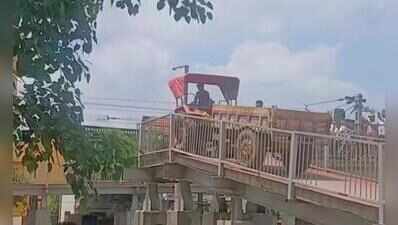 Probe ordered into tractor’s footbridge ride in Buxar after video goes viral