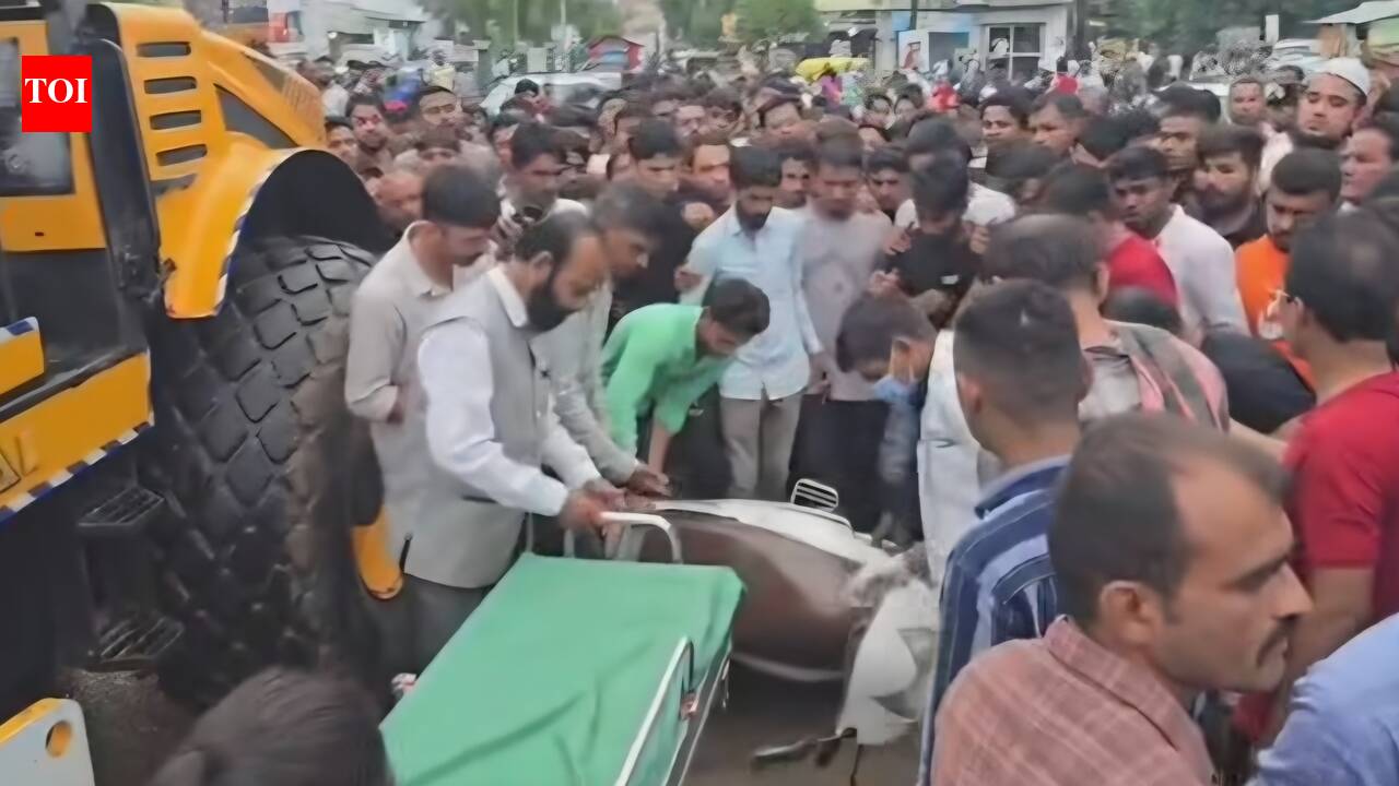 19-year-old crushed by road roller after scooter skids