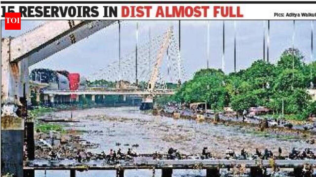 Residents in flood-prone areas heave a sigh of relief as water discharge from major dams eases sharply
