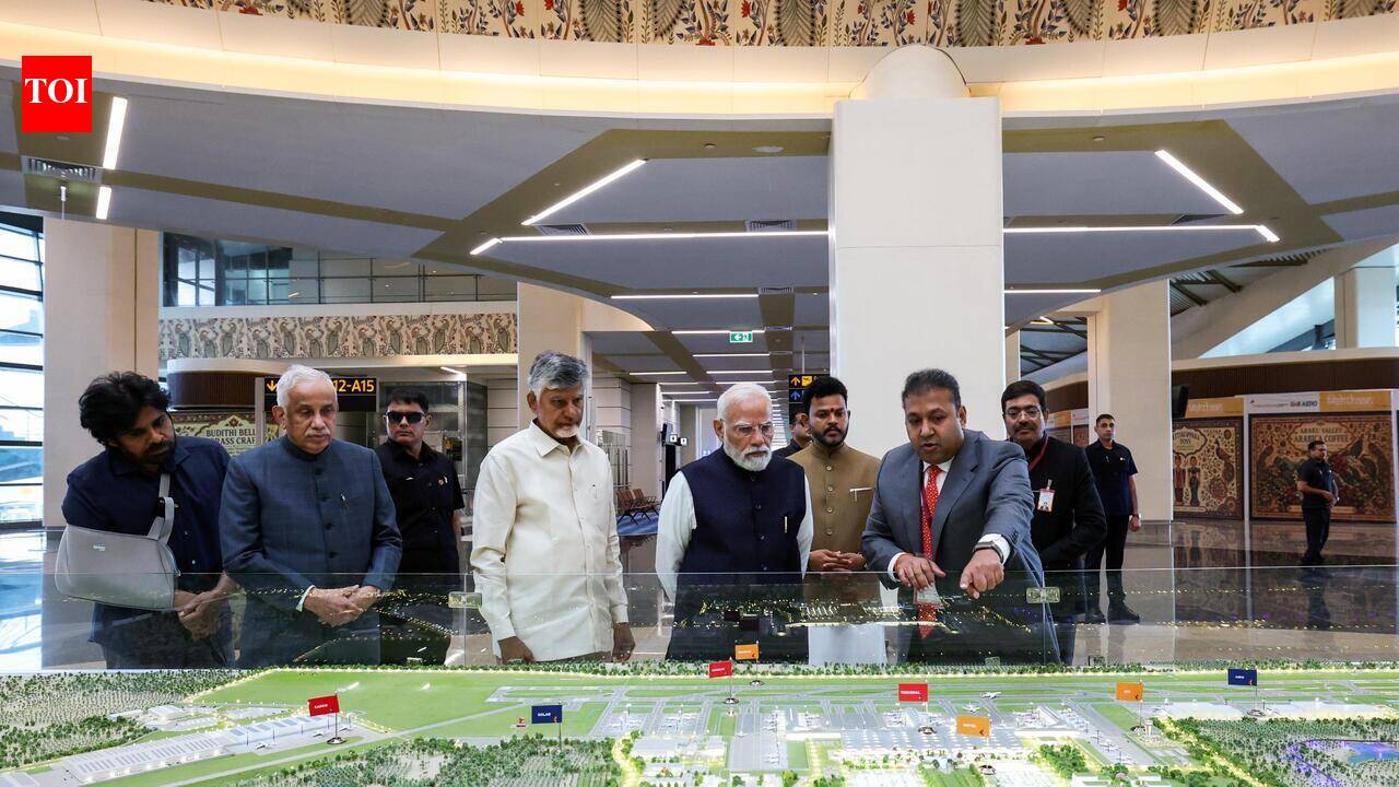 PM Modi dedicates Bhogapuram airport to the nation, pitches Andhra Pradesh as India’s ‘next growth engine’