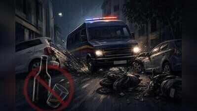 Police van hits five vehicles in Pune, case filed against drunk driver