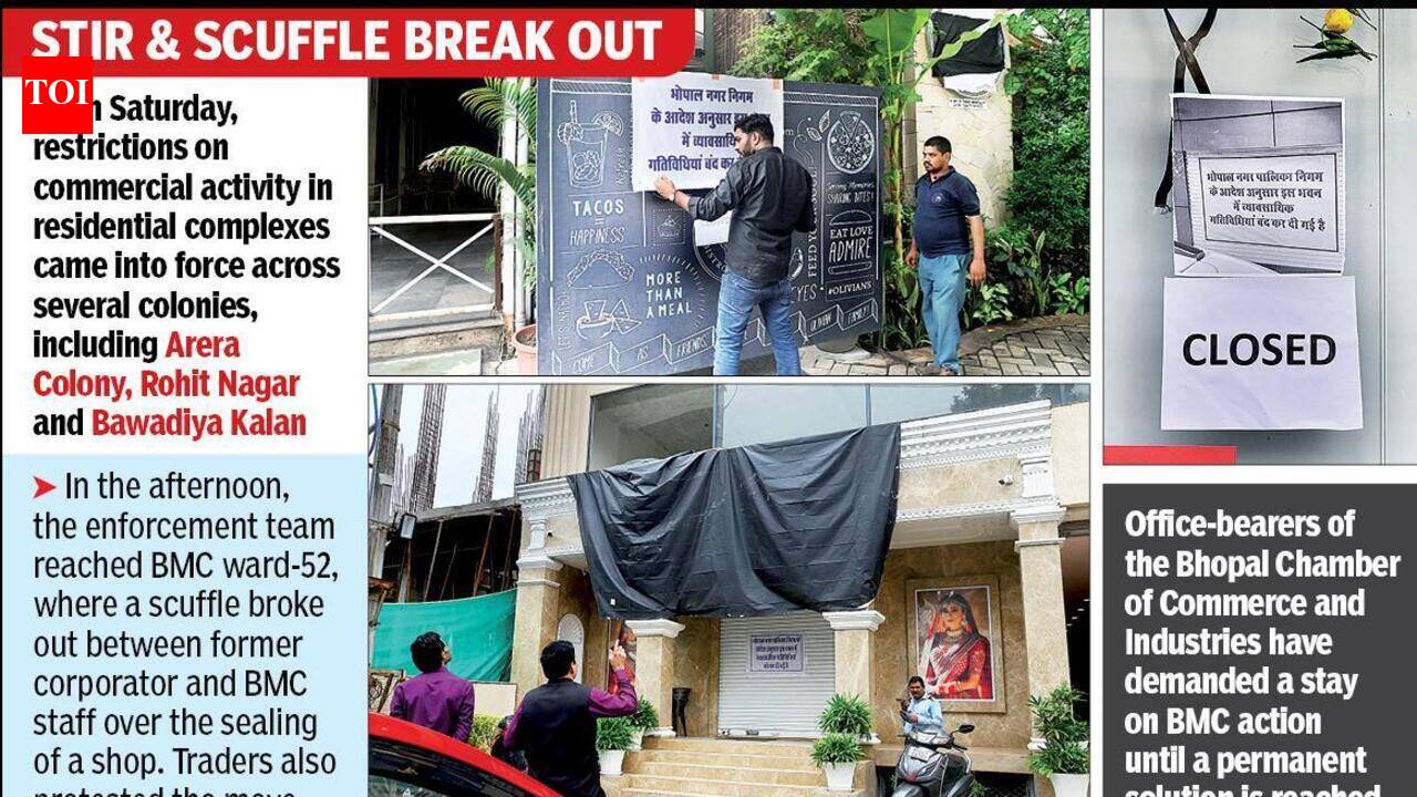 2 dozen commercial establishments locked in residential areas