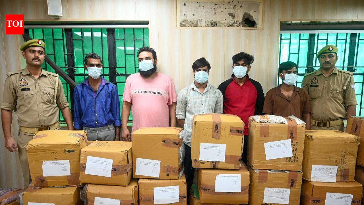 Baby wipes to hearing aids, 5 of gang that used delivery executives to steal e-commerce products held in Noida