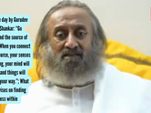 Quote Of The Day: Gurudev says happiness comes from within; awareness deepens inner balance