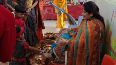 'Applied haldi-kumkum': BJP corporator denies children washed her feet at Pune school