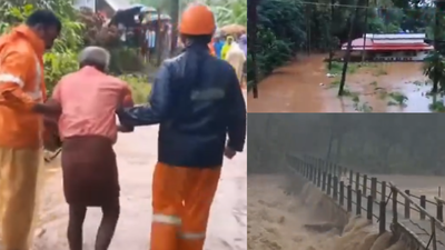 Heavy rain batters Kerala; Kannur sees 320mm rainfall, floods and landslides hit several districts