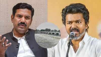 Cauvery Row Escalates As TN Farmers Protest, DK Shivakumar Delays Meeting With Vijay