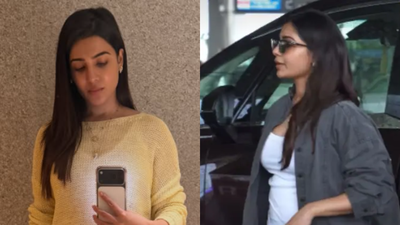 Mom-to-be Samantha Ruth Prabhu makes glowing airport appearance with baby bump