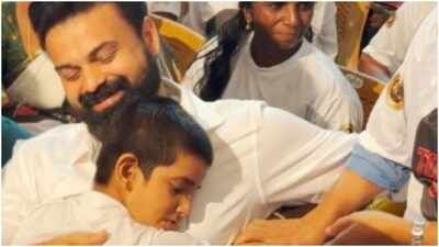 Kunchacko Boban wins hearts; young fan hugs and kisses the 'Unmadham' actor