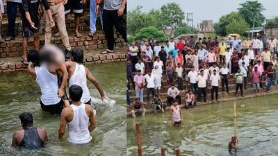 3 children drown while bathing in under-construction pond in UP, fourth boy survives