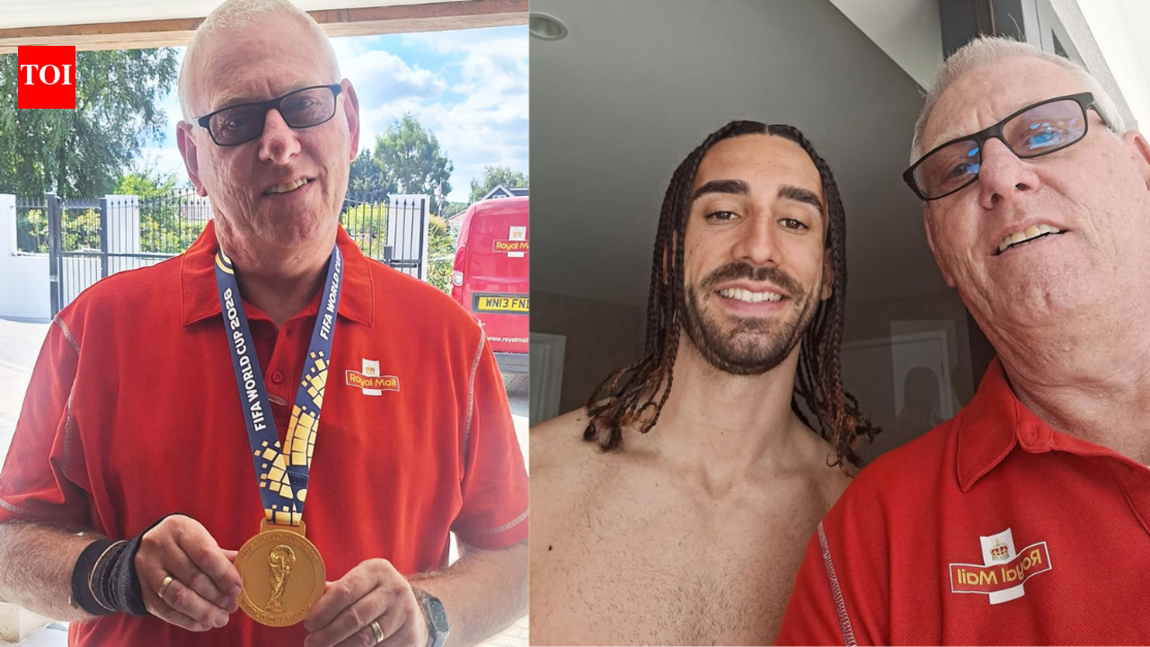 Postman becomes 'first Englishman to hold a World Cup winner's medal in 60 years' thanks to Marc Cucurella