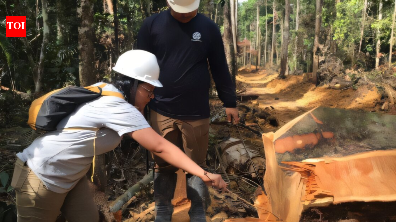 Brazilian scientists sampled 800 trees across 63 Amazon locations; their atomic fingerprinting...